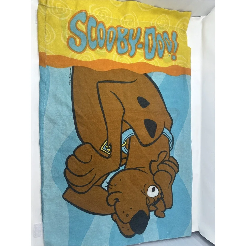 Vintage SCOOBY-DOO Pillowcase Double Sided Standard 29 X 19